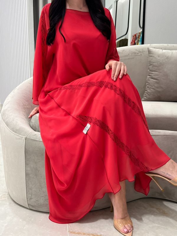 Chiffon Machine Embroidery