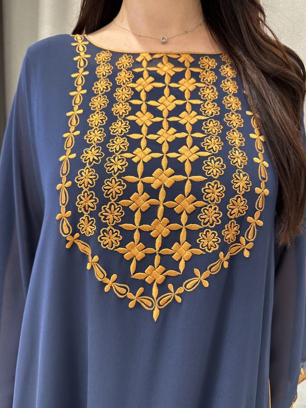 Chiffon Machine Embroidery