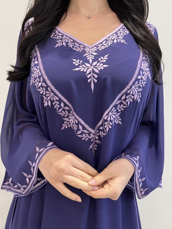 Chiffon Machine Embroidery