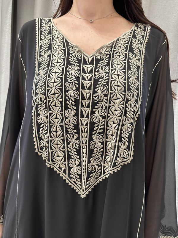 Chiffon Machine Embroidery