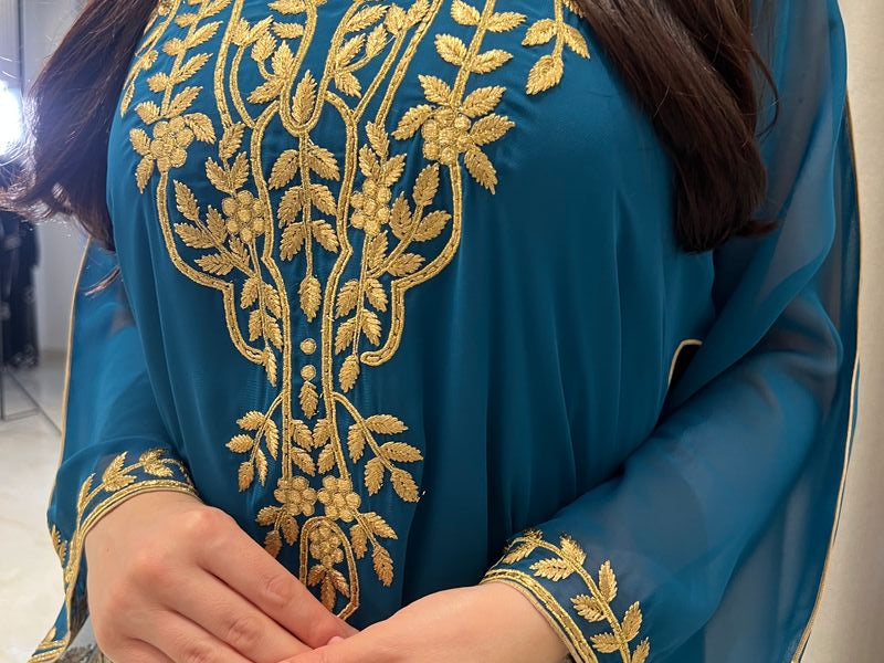 Chiffon Machine Embroidery