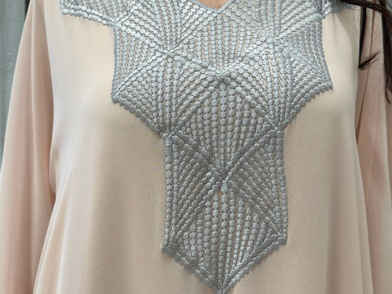 Chiffon Machine Embroidery