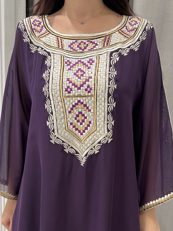 Chiffon Machine Embroidery