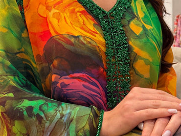 Chiffon Silk Handmade