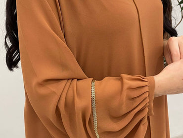 2 Pc Chiffon Handmade Embroidery