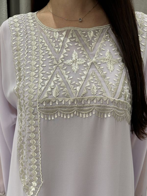 Chiffon Machine Embroidery