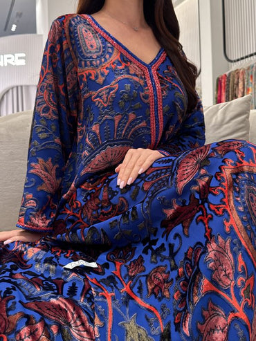 Printed Velvet Handmade