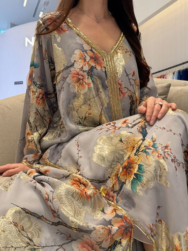 Silk Chiffon Jackard