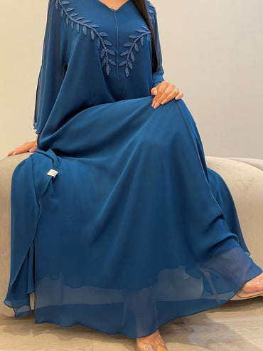 2 Pc Chiffon Handmade Embroidery