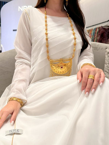 Double Chiffon + Tulle Dress