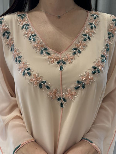 2 Pc Chiffon Handmade Embroidery