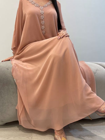 2 Pc Chiffon Handmade Embroidery