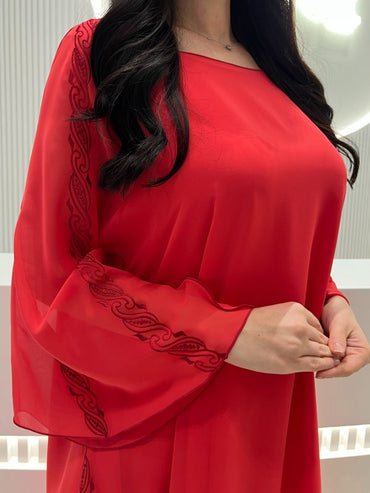 Chiffon Machine Embroidery