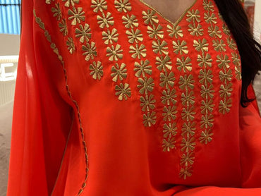 Chiffon Machine Embroidery