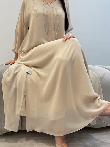 2 Pc Chiffon Handmade Embroidery