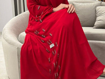 2 Pc Chiffon Handmade Embroidery