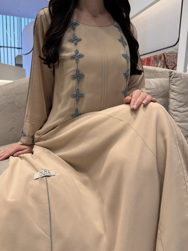 2 Pc Chiffon Handmade Embroidery