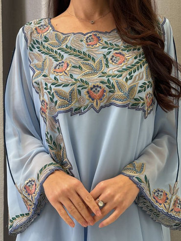 Chiffon Machine Embroidery