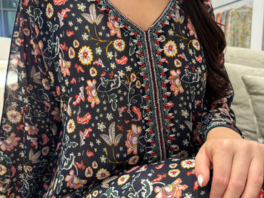 Chiffon Handmade Embroidery