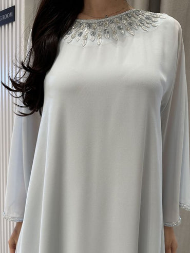 2 Pc Chiffon Handmade Embroidery