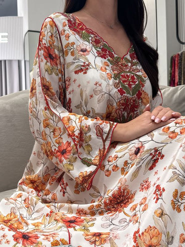 Pure Silk M5awar embroidery