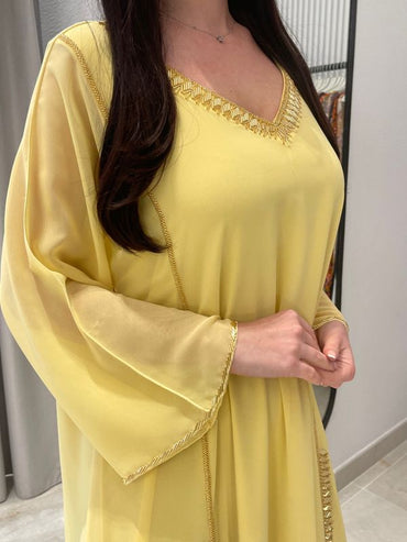 2 Pc Chiffon Handmade Embroidery
