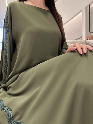 2 Pc Chiffon Handmade Embroidery