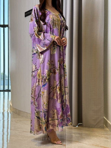 Silk Chiffon Jackard