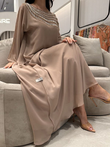 2 Pc Chiffon Handmade Embroidery