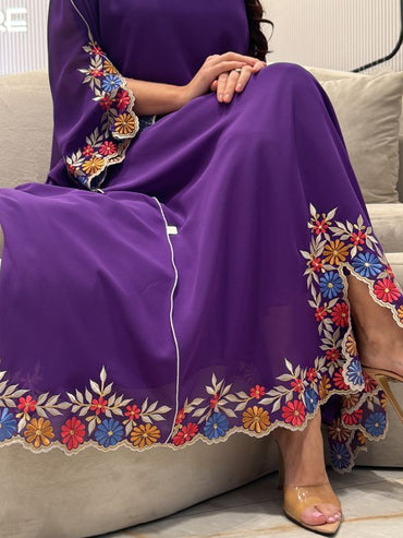 Chiffon Machine Embroidery