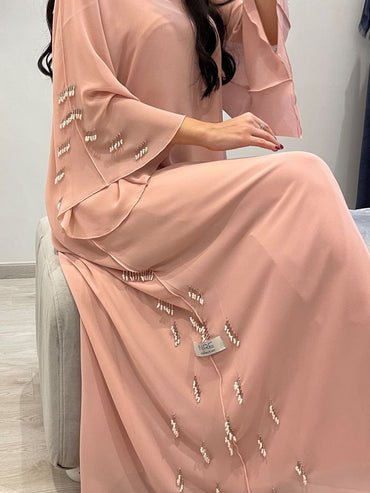 2 Pc Chiffon Handmade Embroidery