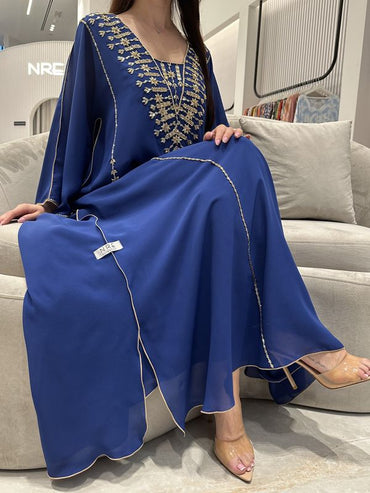 2 Pc Chiffon Handmade Embroidery