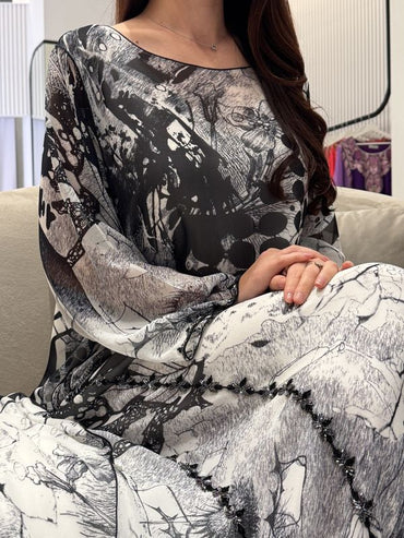 Pure Chiffon Handmade Embroidery