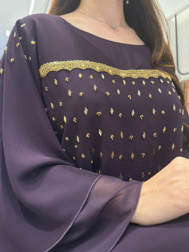 Double Chiffon Handmade Embroidery