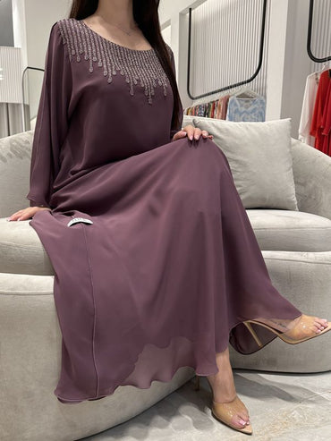 2 Pc Chiffon Handmade Embroidery