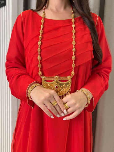 Double Chiffon + Tulle Dress