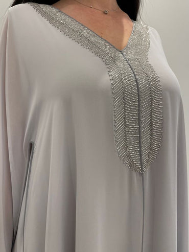 2 Pc Chiffon Handmade Embroidery