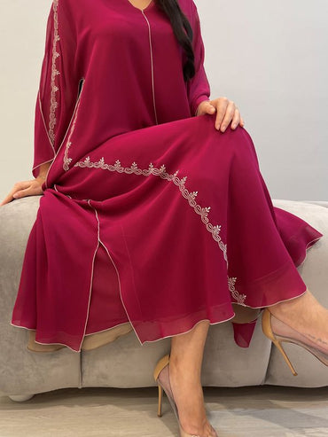 Chiffon Machine Embroidery