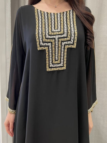 2 Pc Chiffon Handmade Embroidery