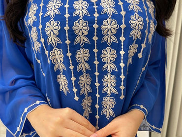 Chiffon Machine Embroidery