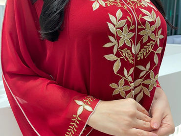 Chiffon Machine Embroidery