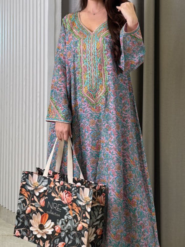 Pure silk linen Embroidery