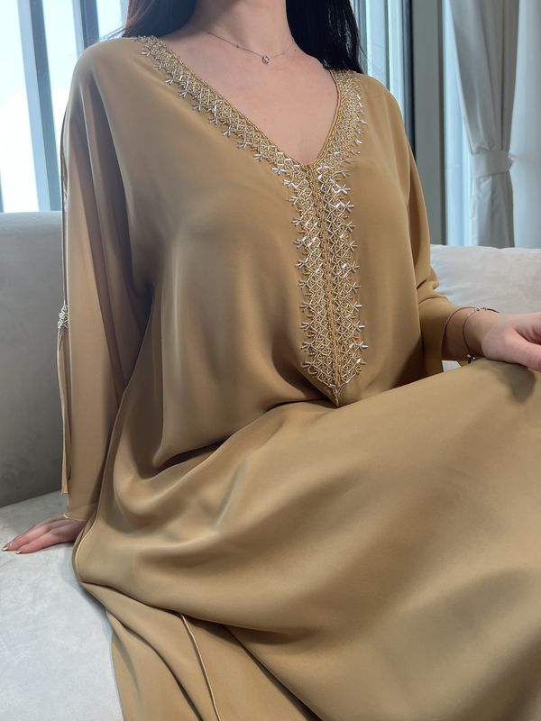 2 Pc Chiffon Handmade Embroidery