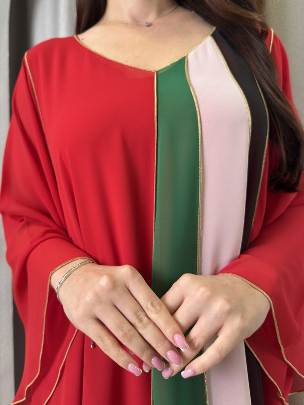 2 pc Chiffon Dress