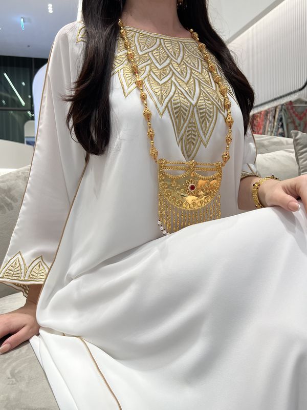 Crepe Machine Embroidery