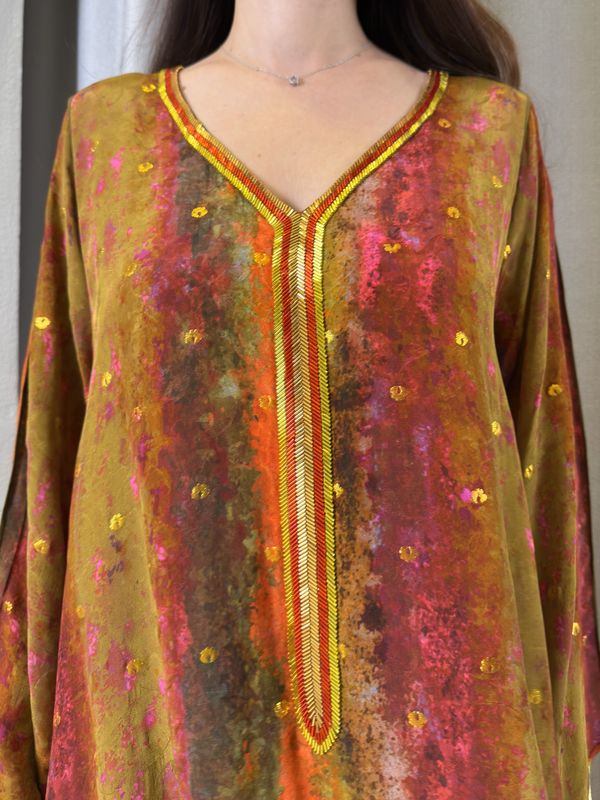 Pure Crepe Jacquard Zari