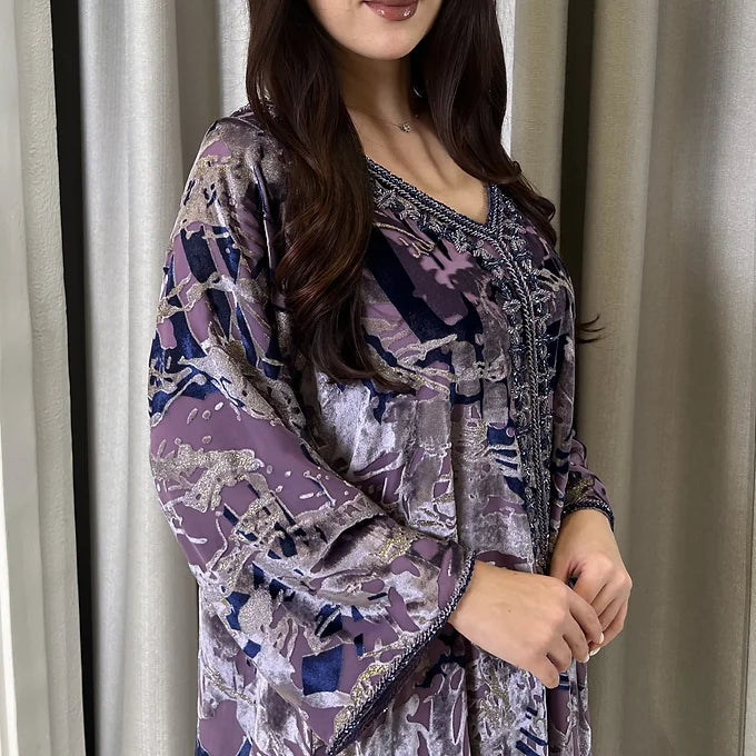 Printed Pure Velvet Handmade