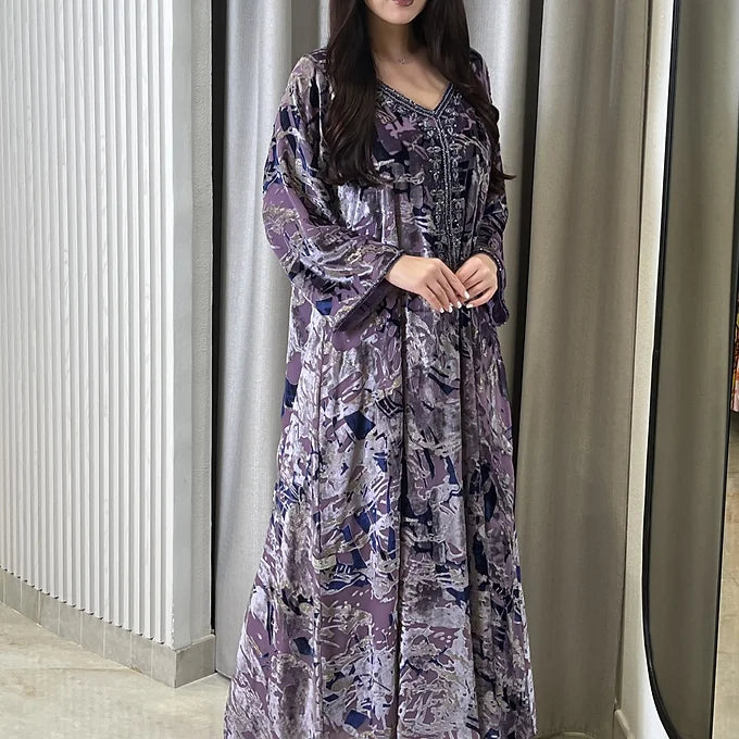 Printed Pure Velvet Handmade