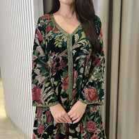 Printed Velvet Handmade