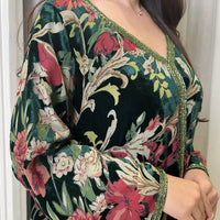 Printed Velvet Handmade